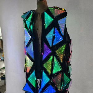 Costume de scène miroir color-block personnalisé pour homme, idéal pour Noël, Halloween, <span class=keywords><strong>mariage</strong></span>, spectacle de bar - Product Image 1