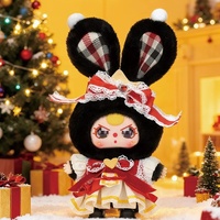 100% authentique bébé trois joyeux noël série boîte aveugle BB3 jouets en peluche décorations d'arbre de noël boîte-cadeau
