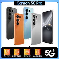 Camon 50 Pro 5G Versión Global, Teléfono Móvil para Juegos, 16GB RAM, 1TB Almacenamiento, Pantalla HD de 7.3 Pulgadas, Android 15, Smartphone al por Mayor