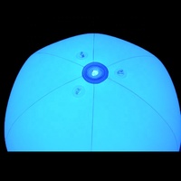 Nouveau produit ballon de plage gonflable en PVC avec ballon de foule à lumière LED