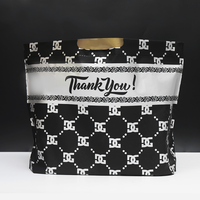Sac à cordon pour livraison de repas à emporter, pochette en plastique épaisse et résistante, réutilisable, personnalisable, vente en gros et au détail