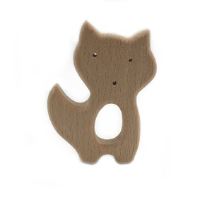 Jouet de dentition transfrontalier apaisant pour bébé en bois de hêtre, modè<span class=keywords><strong>le</strong></span> animal, référence C001, vente en gros - Product Image 6