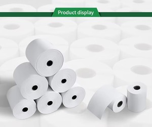 Papel Térmico para Fax de 80x80mm, Rollo de Papel para Caja Registradora e Impresora Térmica - Product Image 3