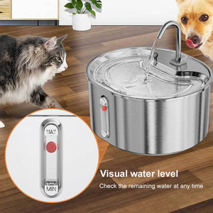 Dispensador de Agua Automático para Mascotas, Nuevo de Fábrica, Lujoso, de Acero Inoxidable de 3.2L, con Carga Inteligente, Bomba Ultrasilenciosa, Ecológico - Product Image 3