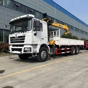 Grue montée sur camion Shacman 6x4 12 tonnes 14 tonnes multifonctionnelle à bras droit de haute qualité - Product Image 1