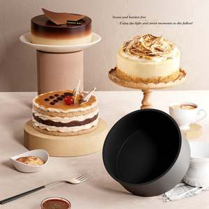 MUYULINS Factory can customize cylindrical LFGB platinum non-stick BPA-free <b>silicone</b> bread and molds, cake <b>trays</b> - Product Image 1
