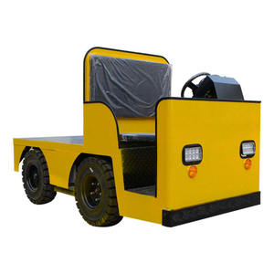 Drive on Platform Truck With Seat 4 Wheel Battery Trolley 1 Ton Flat <b>Transporter</b> Best Price Heavy Duty Goods Carrying 1 Ton 4 Wh - Product Image 4
