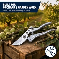 Zware snoeischaar, arbeidsbesparend, professionele tuinschaar, multifunctionele fruitboomtakkenknipper, hand snoeigereedschap