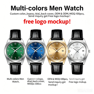 Reloj de Cuarzo de Acero Inoxidable de Lujo Árabe con Logotipo Personalizado OEM ODM para Hombre, Nuevo, Resistente al Agua 5BAR - Product Image 2