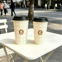 Gobelets à café en papier jetables à double paroi, écologiques, biodégradables, personnalisés avec logo, en matériaux recyclés, à prix compétitif