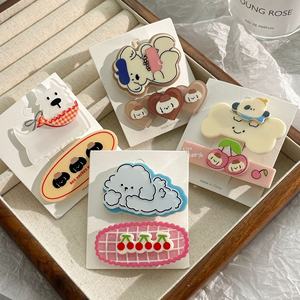 Barrettes à cheveux de dessin animé pour enfants, barrettes mignonnes pour franges latérales, barrettes à bec de canard, barrettes kawaii pour filles, adolescentes et femmes - Product Image 1