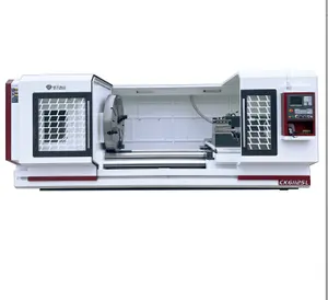 CK61125L-1500 GSK CNC Hệ thống cắt kim loại Máy tiện CNC quay máy tiện cho Kim Loại Lớn dài làm việc bộ phận