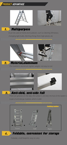<span class=keywords><strong>Escalera</strong></span> telescópica <span class=keywords><strong>de</strong></span> aluminio <span class=keywords><strong>plegable</strong></span> multiusos para el hogar, extensión <span class=keywords><strong>de</strong></span> 16, 22, 32 pies, 5, <span class=keywords><strong>6</strong></span>, 8, 10, 12 y 15 <span class=keywords><strong>metros</strong></span> - Product Image 4