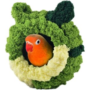 Premium caldo nido di uccello Conure casa da riproduzione nido di uccelli per pappagallo coccole capanna per piccioncini canarino fringuello letto forniture per uccelli - Product Image 1