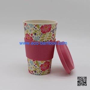 Tasse écologique 10 ml sans BPA 16OZ en bambou naturel, gobelet à <span class=keywords><strong>emporter</strong></span> avec couvercle, café à <span class=keywords><strong>emporter</strong></span> - Product Image 3