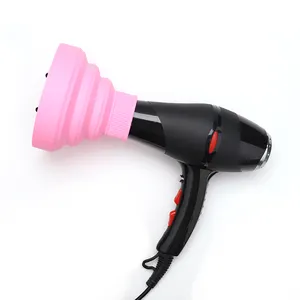 Hair Diffuser Professional Silicone Hair Curly Diffuser Cover Foldable Heat Diffusing Blower Curl Blower Hair