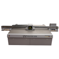 Impresora UV de Inyección de Tinta Grande 2030 XP600, 4 Cabezales Automáticos, Apta para Objetos Cilíndricos, Placas Metálicas, Cuero Flexible, Vidrio, Cerámica