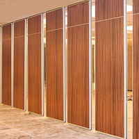 Cloison mobile insonorisée coulissante de 85 mm pour salles de banquet et salles de conférence d'hôtels