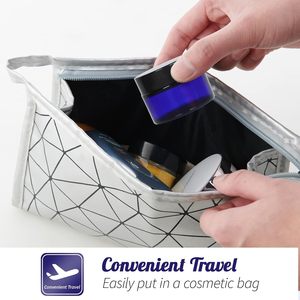Pot cosmétique en verre violet UV noir de 5 ml, 10 ml, 15 ml, protection UV, pot en verre rond, directement de l'usine - Product Image 5