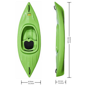 Kayak Pequeño de Carreras Solo, Kayak de Mar, Canoa, <span class=keywords><strong>Barco</strong></span> de LLDPE, Kayak de Carreras Olo, para Sentarse en <span class=keywords><strong>el</strong></span> Mar - Product Image 3