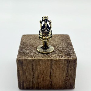 1 Pezzo Piccolo Ornamento a Forma di Tartaruga, Artigianato Retrò Creativo, Regalo da Collezione, Piccole Sculture in Ottone per Scrivania e Soggiorno - Product Image 3