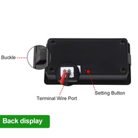 Voltmètre étanche compteur d'électricité batterie au plomb véhicule électrique batterie au Lithium ternaire 6-73V écran LCD