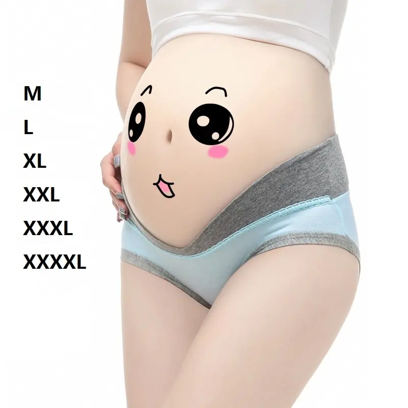 2022 Made In China High Quality Low Waist Pregnancy Plus Size Care Belly Underwear For Women