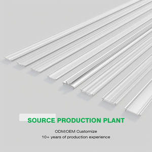 Optique personnalisable, tout angle de faisceau, lentille linéaire, diffuseur LED en PMMA, lentille optique linéaire - Product Image 5