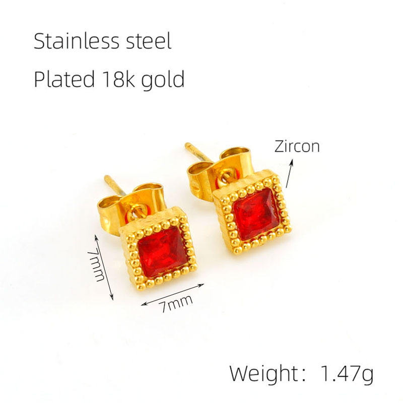 Moissanite rouge
