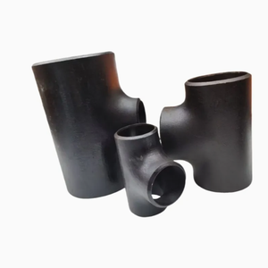 DIN Stainless Steel 304/316 Butt Welded Black Sch80 Sch160 Corrosion Resistant Equal Tee Pipe Fitting - Product Image 3