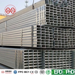 Chất Lượng Cao Q235 Q345 6M 12M Đen Ống Vuông Ống Sắt Hình Chữ Nhật Ống Ống Hàn Mạ Kẽm Kẽm Ống Thép Vuông Ống - Product Image 4