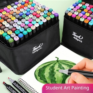 Juego de Marcadores de Alcohol de Doble Punta y <span class=keywords><strong>168</strong></span> Colores, Estuche de Plástico, para Artistas Profesionales y Estudiantes, Diseño y Coloreo - Product Image 2