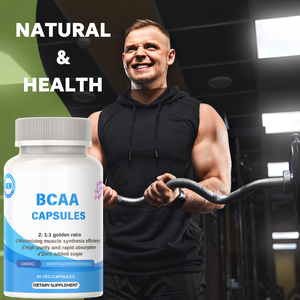 OEM/ODM Etiqueta Privada 2:1:1 cápsulas de BCAA 1000mg <span class=keywords><strong>amino</strong></span>ácidos para la recuperación muscular y el crecimiento suplementos de gimnasio suministro a granel - Product Image 3
