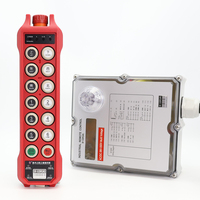 Control Remoto Inalámbrico Industrial con Bloqueo de 12 Teclas y Velocidad Única, Resistente al Agua IP67, para Grúa Puente