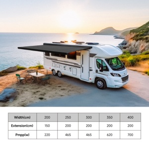 Auvent solaire rétractable flexible Awnlux SA5900 CIGS 650W - Protection solaire imperméable et résistante aux UV pour <span class=keywords><strong>caravane</strong></span> - Product Image 5