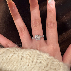 Bagues en argent pour femmes, bague en argent sterling 925, forme plume, ensemble de bagues de mariage, bagues en argent sterling 925 pour femmes - Product Image 1
