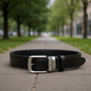 Fibbia per cintura ILAN da 3,5 cm in metallo con perno, accessorio di ricambio per cinture da uomo e da donna - Product Image 2