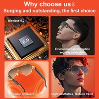 Gafas de Sol Inteligentes de Moda con Traducción IA, Altavoz Inalámbrico BT, Función Anti-Luz Azul, Auriculares Deportivos para Exteriores