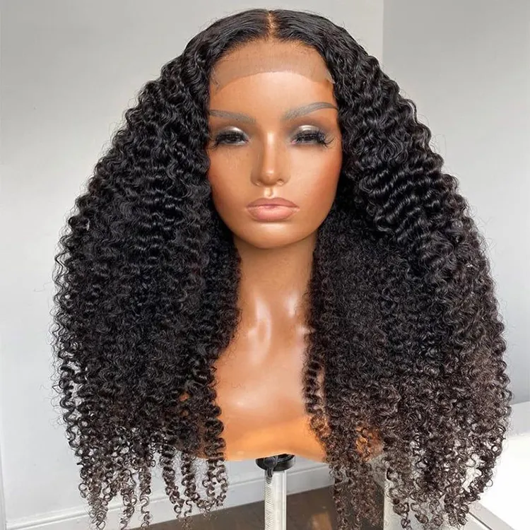 Cheap Price 100% Human Hair Lace Front Wigs 13X6 Hd Lace Afro Curly Wig 360 Lace Wigs Vendor