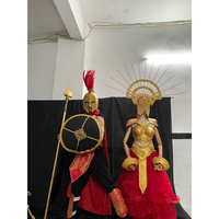 Costumes de scène de guerrier romain avec sceptre LED vendu séparément pour spectacles de danse