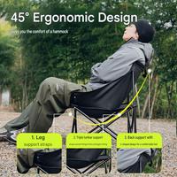 Banc de patio pliant moderne, chaise longue portable d'extérieur pour le camping, la pêche, la plage, le stand, le pique-nique