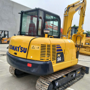 מיני מחפר זחלי משומש קומטסו PC56-7 5 טון, EPA CE, מחפר קטן יד שנייה עם חלקים מקוריים של היצרן לעבודות עפר. - Product Image 4