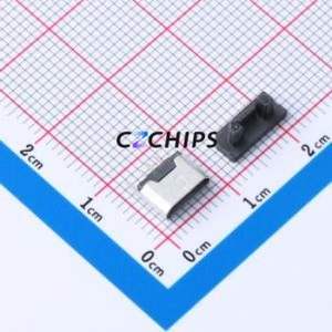 MICRO 180°ZB2 USB Connector Through hole Component (THT) Connector Micro-B USB 2.0 Female Through Hole - Product Image 1
