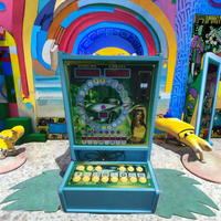 Machine de jeu Mario à monnayeur pour les pays africains, garantie 1 an et interface en anglais, avec panneau frontal en acrylique
