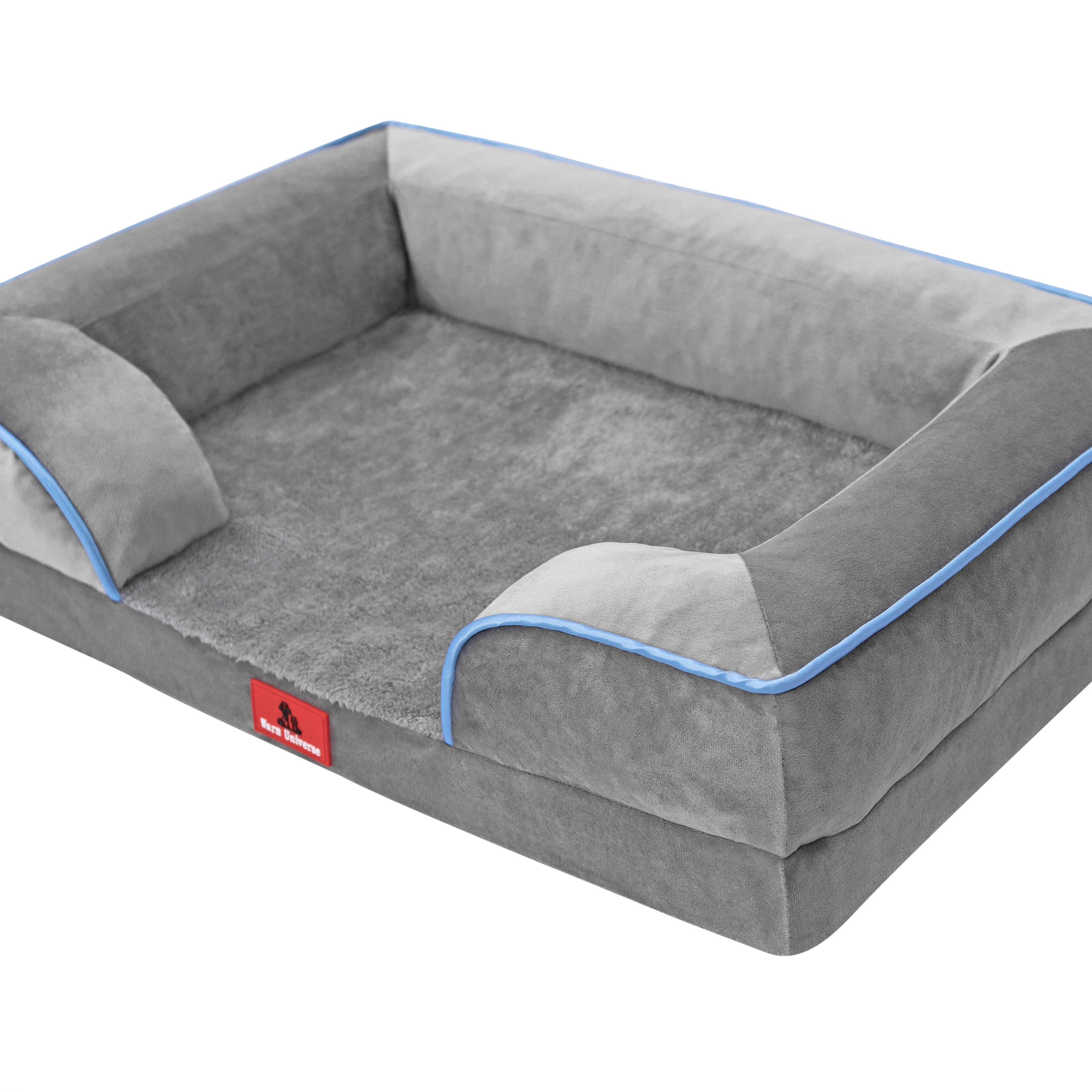 Lit sec pour animal de compagnie, coussin de luxe en mousse à mémoire de forme, orthopédique et personnalisé, matelas pour chien