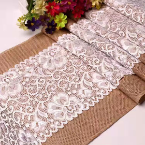 Camino de Mesa de Yute Natural Tejido Estilo Vintage para Decoración de Bodas, Lavable y Duradero - Product Image 3