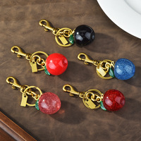 Porte-clés Pomme Mignonne, Breloque de Sac, Accessoire de Mode pour Sac à Main et Bagage, Pendentif Décoratif, Cadeau pour Femme