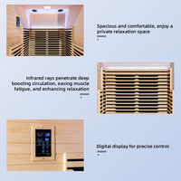 Sauna Infrarouge Traditionnel Classique Intérieur et Extérieur, Personnalisable, Plaque Chauffante, pour la Perte de Poids