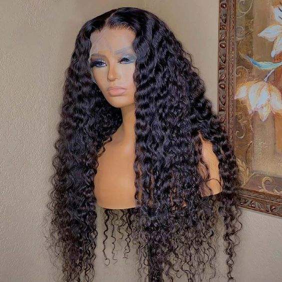 Perruque de vague profonde