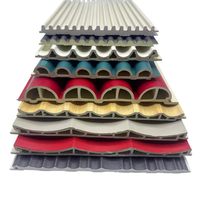 Panneau mural moderne en PVC/WPC imperméable et ignifuge, composite bois-plastique, lambris cannelé pour revêtement intérieur/extérieur d'hôtels et de salles TV